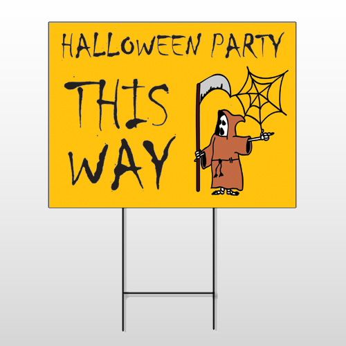 Halloween 5 Wire Frame Sign
