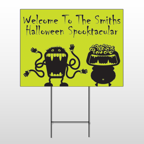 Halloween 7 Wire Frame Sign