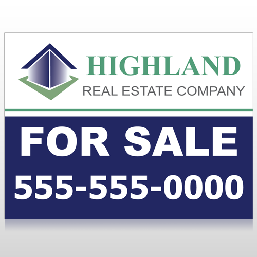 For Sale Blue House 133 Custom Sign