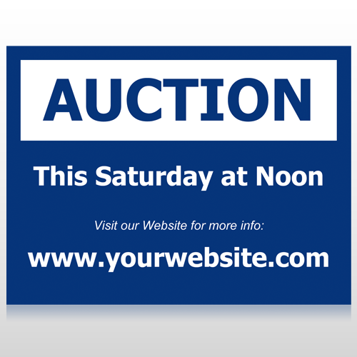 Auction 51 Custom Sign