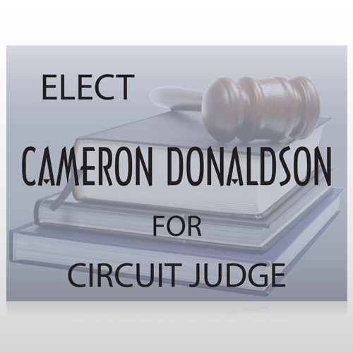 Book Gavel 275 Custom Sign