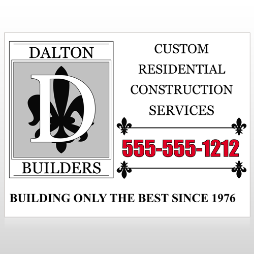 Builder 34 Site Sign