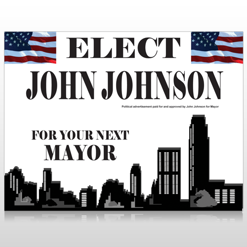 Elect Mayor 274 Custom Sign