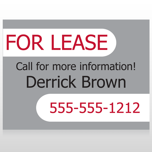 For Lease 40 Custom Sign