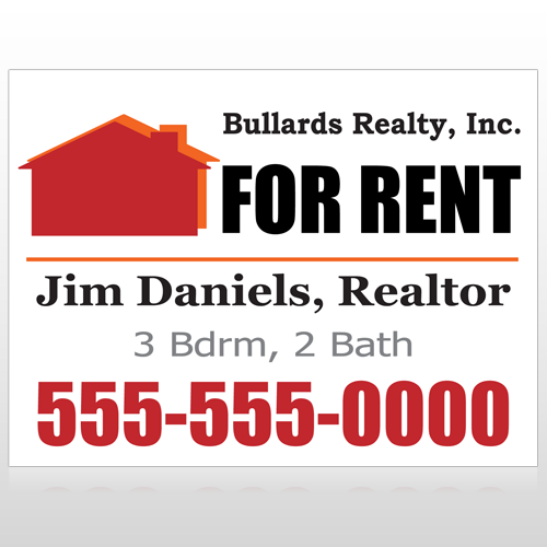 For Rent 126 Custom Sign