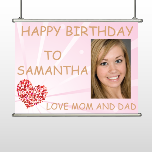 Happy Birthday Marley 10 Hanging Banner