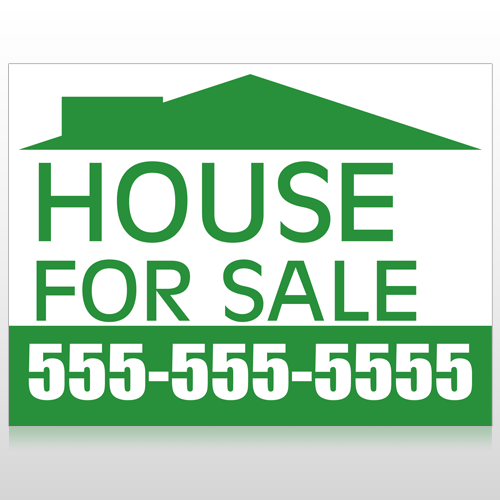 House For Sale 111 Custom Sign