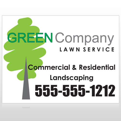 Lawn Service 98 Custom Sign