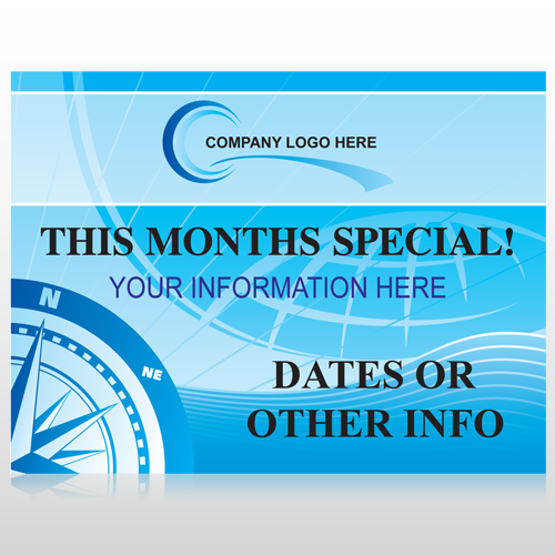 North Compass 148 Custom Sign