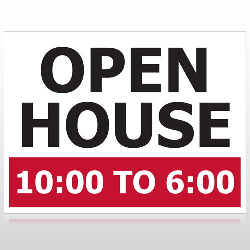 Open House 21 Custom Sign