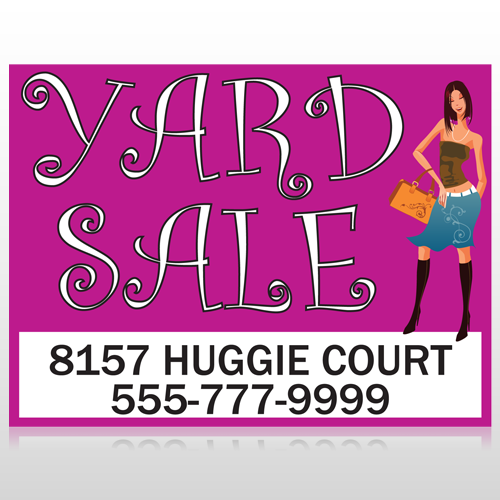 Pink Girl Sale 552 Custom Sign