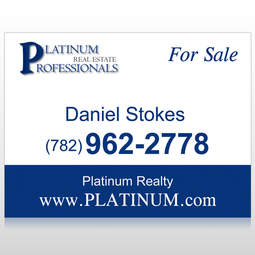 Platinum 7 Custom Sign