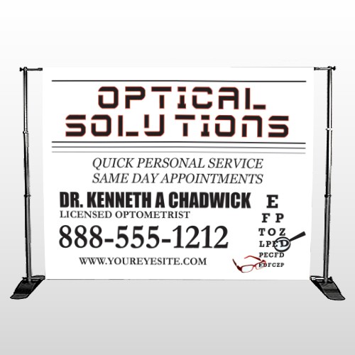 Eye Doctor 131 Pocket Banner Stand 