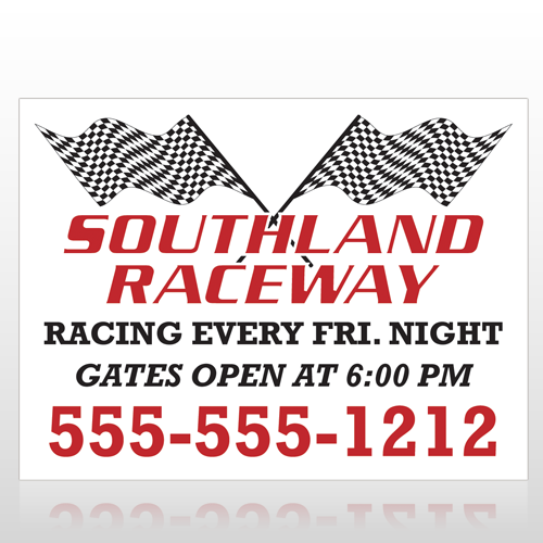 Racetrack 31 Site Sign