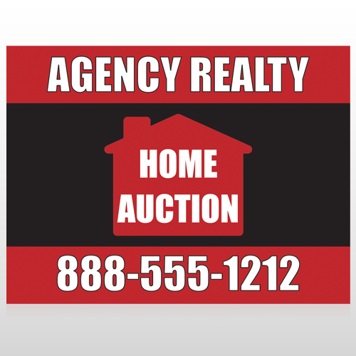 Red House Auction 252 Site Sign
