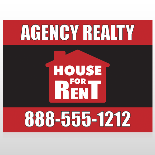 Red House Rent 360 Site Sign