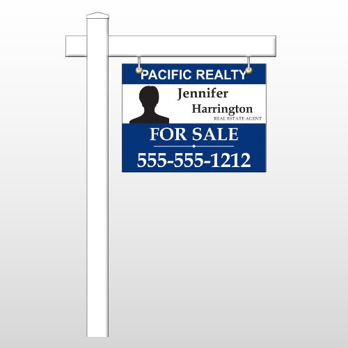 Agent Photo 37 18"H x 24"W Swing Arm Sign