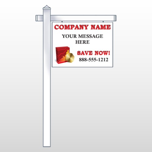 CD & Graph 147 18"H x 24"W Swing Arm Sign