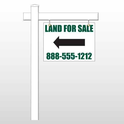 Land 23 18"H x 24"W Swing Arm Sign