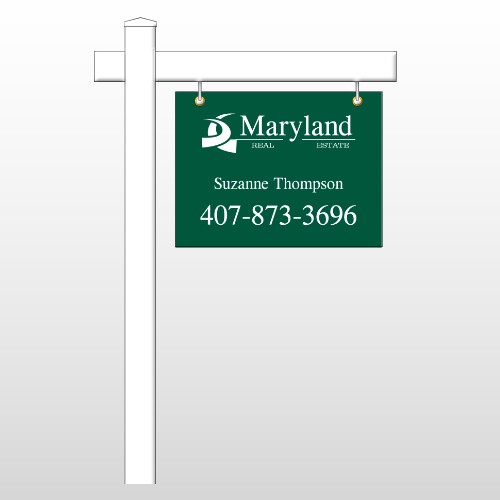 Maryland 6 18"H x 24"W Swing Arm Sign