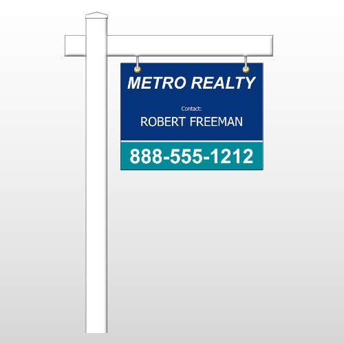 Metro 36 18"H x 24"W Swing Arm Sign