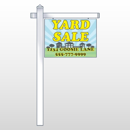 Neighbor Sale 549 18"H x 24"W Swing Arm Sign