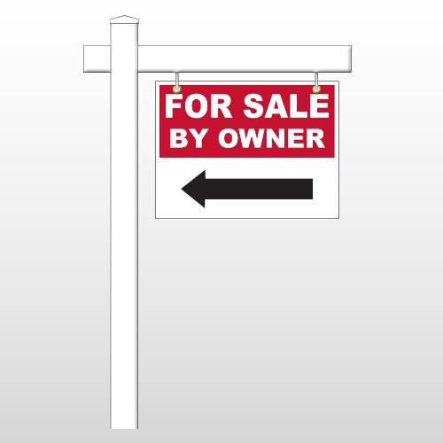 Sale By Owner 33 18"H x 24"W Swing Arm Sign