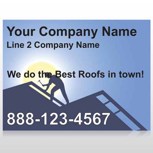 Roofing 258 Site Sign