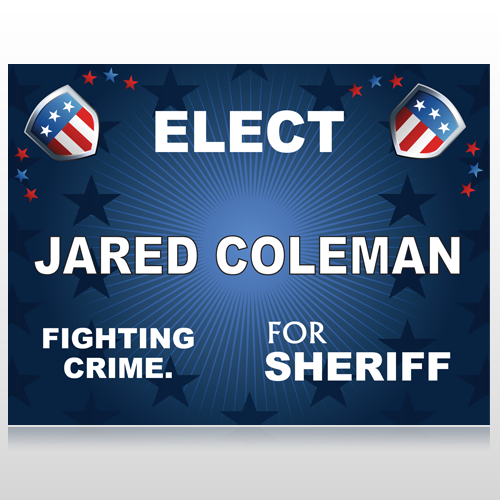 Sheriff Shield 280 Custom Sign