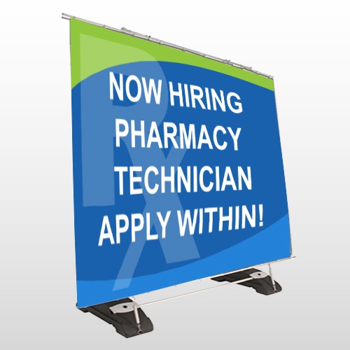 RX Hiring 286 Exterior Pocket Banner Stand