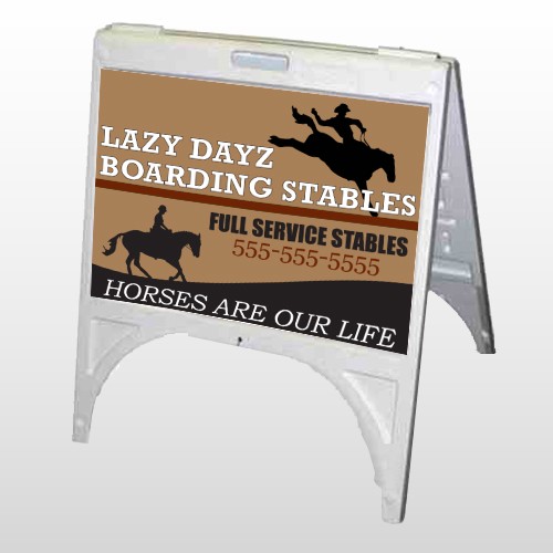 Boarding Stables 304 A Frame Sign
