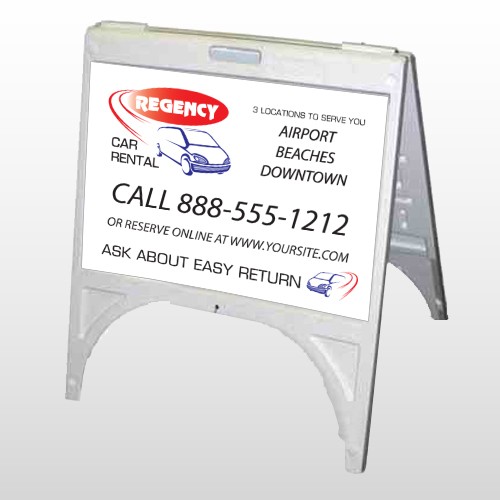 Rental Car 39 A Frame Sign