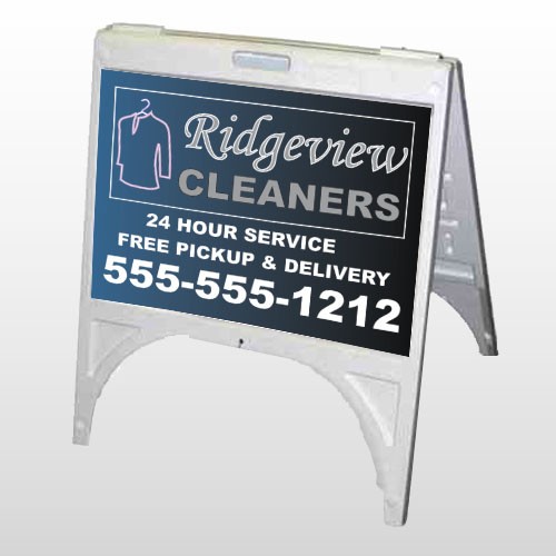 Dry Cleaners 24  A Frame Sign