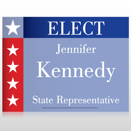 State Representative Stars 276 Custom Sign
