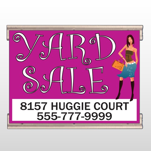 Pink Girl Sale 552 Track Banner