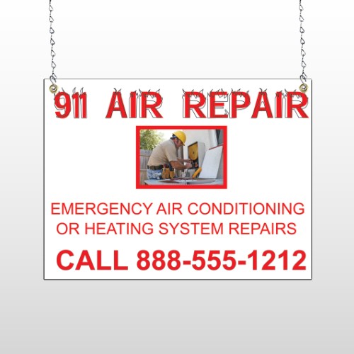AC Repair 251 Window Sign