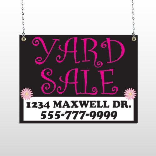 Pink Girl Sale 552 Window Sign