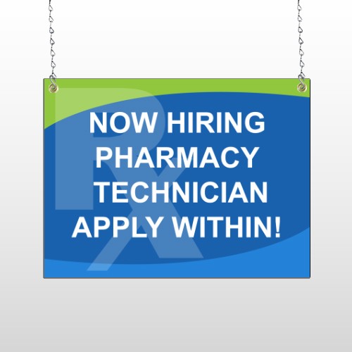 RX Hiring 286 Window Sign