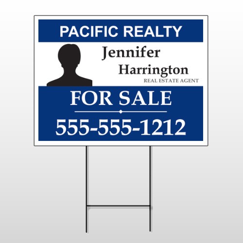 Agent Photo 37 Wire Frame Sign