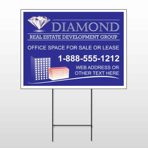 Blue Diamond 656 Wire Frame Sign