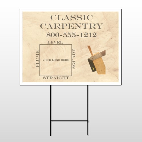 Carpentry 236 Wire Frame Sign