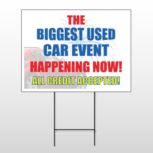 Fireworks Car 316 Wire Frame Sign
