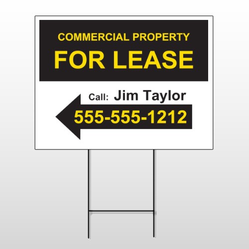 For Lease 42 Wire Frame Sign