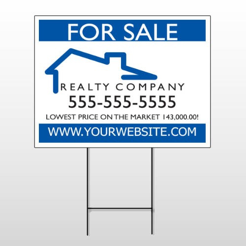 For Sale 110 Wire Frame Sign