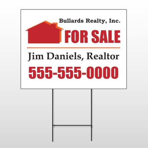For Sale 136 Wire Frame Sign