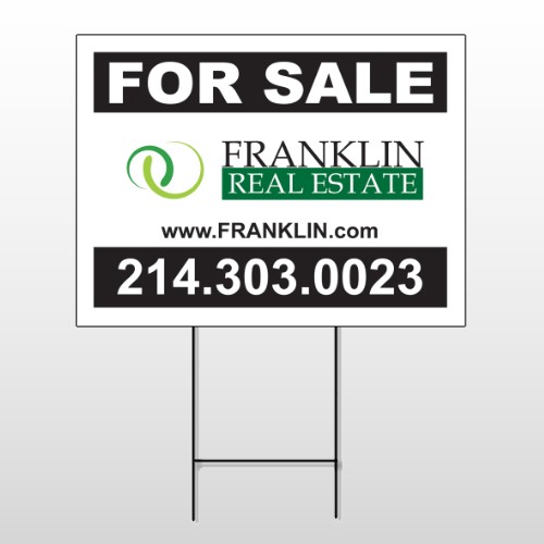 Franklin 14 Wire Frame Sign