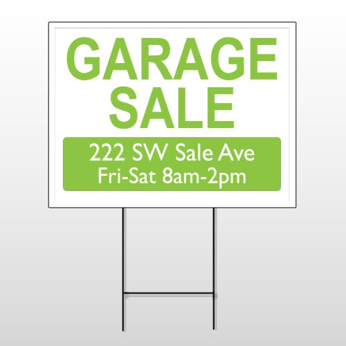 Garage Sale 92 Wire Frame Sign