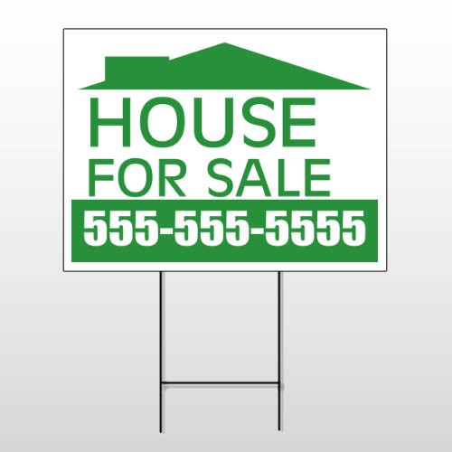House For Sale 111 Wire Frame Sign