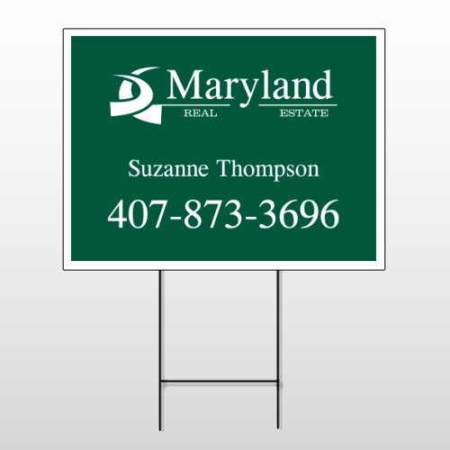 Maryland 6 Wire Frame Sign