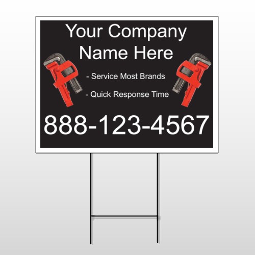 Monkey Wrench 257 Wire Frame Sign
